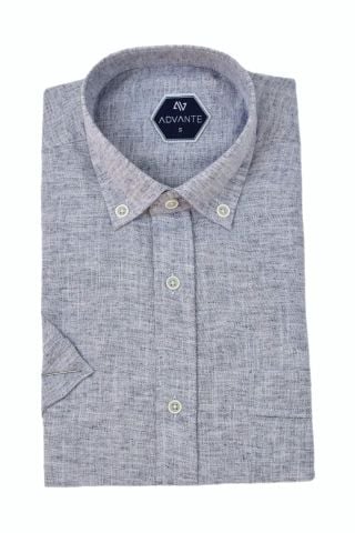 Erkek Klasik Tek Cepli Kısa Kol Gömlek BGL-ST04557