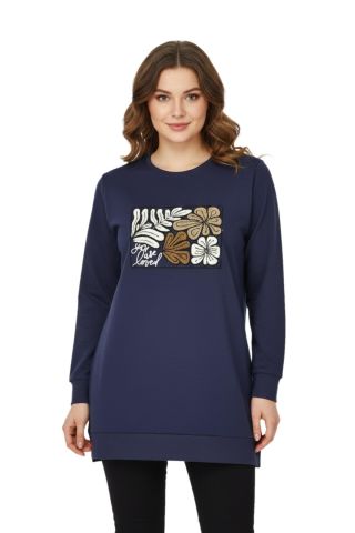 Kadın Sıfıryaka Önü Nakışlı Tunik BGL-ST05085