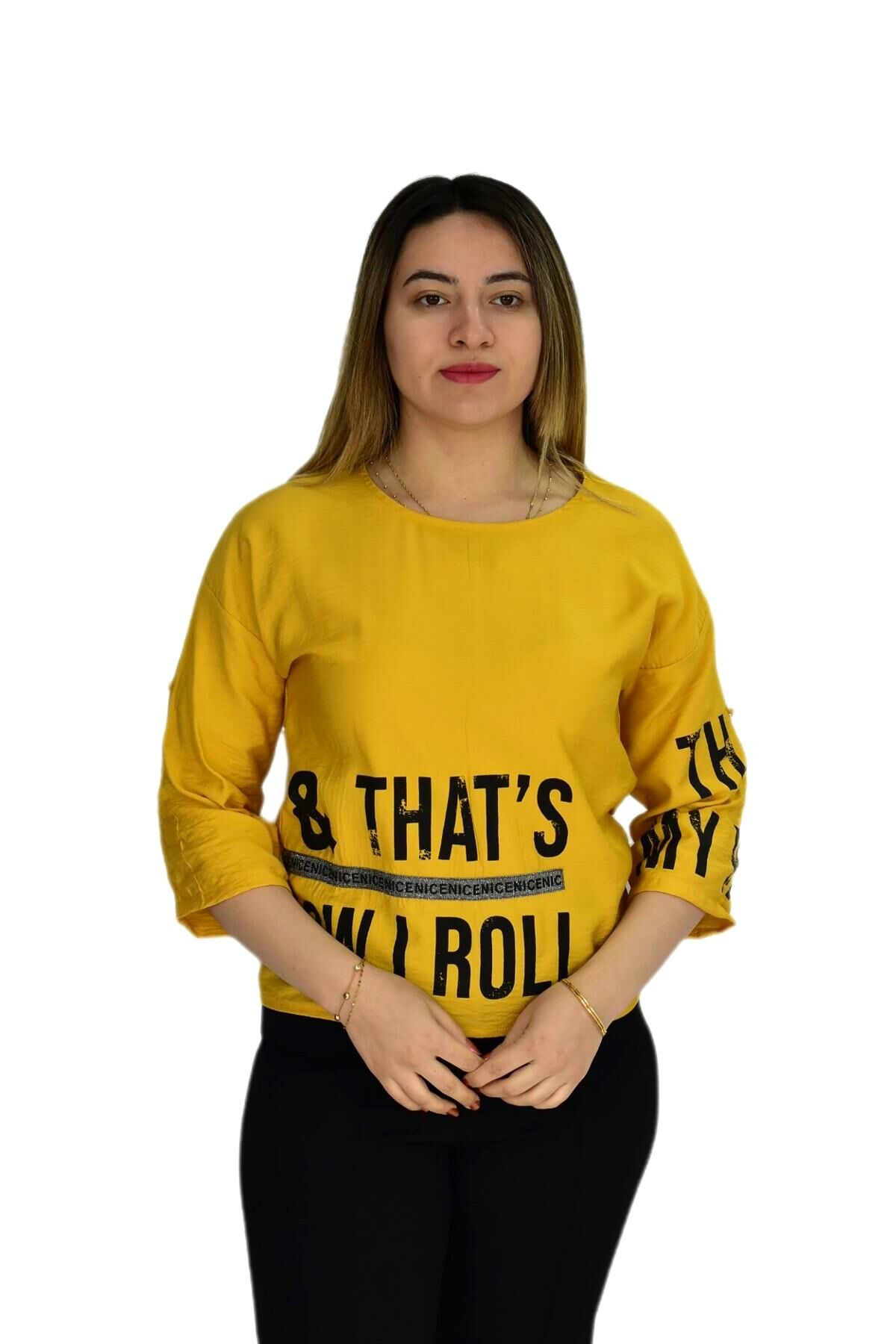 Kadın Turuva Kol Bluz HT202