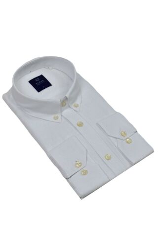 Erkek Klasik Petek Dokulu Uzun Kol Gömlek 3806 BGL-ST04816