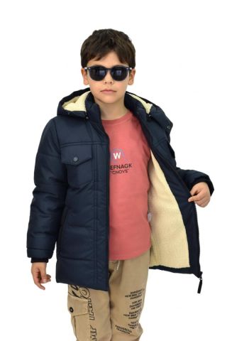 Erkek Çocuk Kapüşonlu Mont BS-1042
