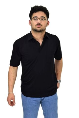 Erkek Büyük Beden Gömlek Yaka Tişört T6065 BGL-ST04540