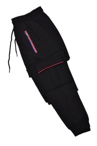 Kadın Kargo Cepli Manşetli Tek Eşofman Altı BGL-ST04769