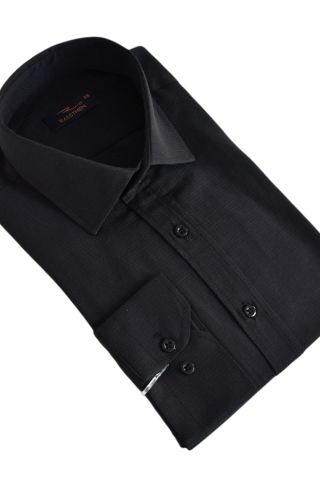 Erkek Silim Fit Armürlü Gömlek BGL-ST02492