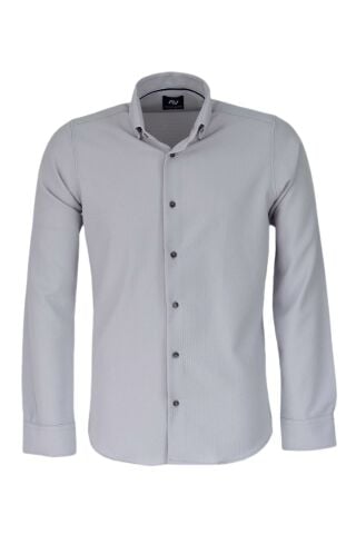 Erkek Spor Gofre Uzun Kol Gömlek BGL-ST03533