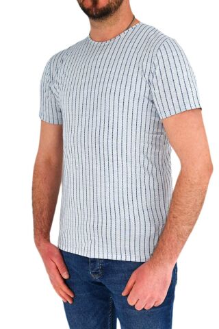 Erkek Sıfır Yaka Tişört T-748 BGL-ST01828