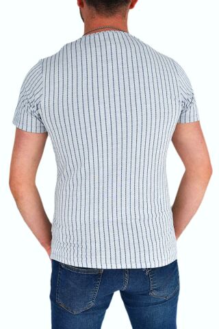 Erkek Sıfır Yaka Tişört T-748 BGL-ST01828