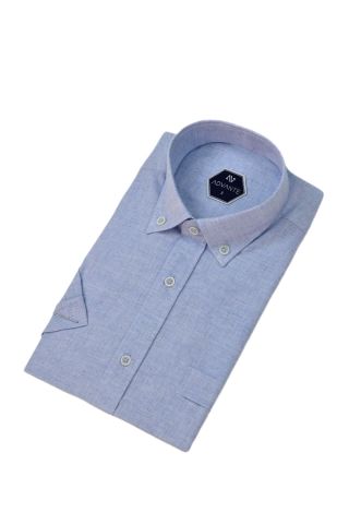 Erkek Klasik Tek Cepli Kısa Kol Gömlek BGL-ST04558