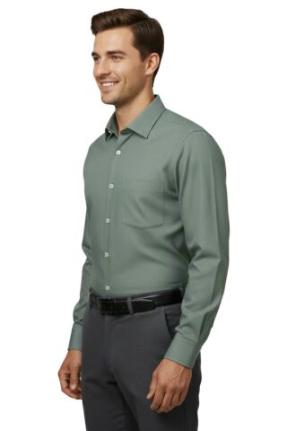 Erkek Slim Fitt Uzun Kol Petek Dokulu Gömlek 3850 BGL-ST04812