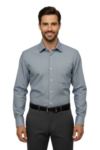 Erkek Slim Fitt Uzun Kol Petek Dokulu Gömlek 3850 BGL-ST04812