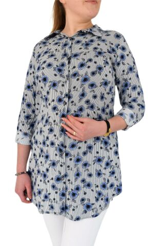 Kadın Tunik Papatya Desenli Almira 1597 Bgl-st00999