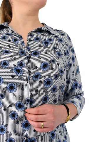 Kadın Tunik Papatya Desenli Almira 1597 Bgl-st00999