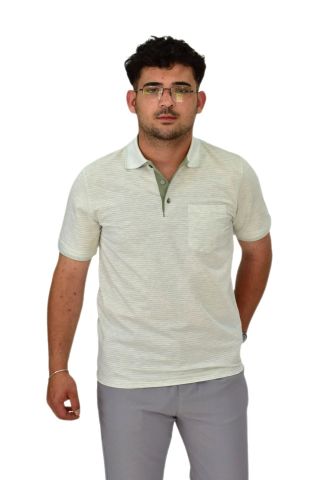 Erkek Polo Yaka Düğmeli Tişört t-224 BGL-ST04590