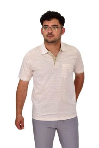 Erkek Polo Yaka Düğmeli Tişört t-224 BGL-ST04590