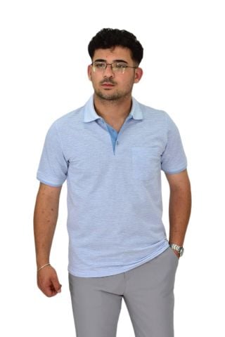 Erkek Polo Yaka Düğmeli Tişört t-224 BGL-ST04590