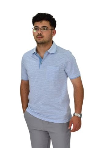 Erkek Polo Yaka Düğmeli Tişört t-224 BGL-ST04590