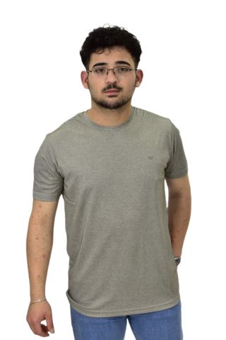 Erkek Sıfıryaka Düz Merserize Tişört T6034 BGL-ST04527