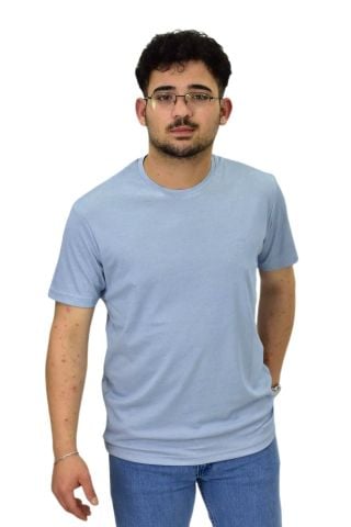 Erkek Sıfıryaka Düz Merserize Tişört T6034 BGL-ST04527