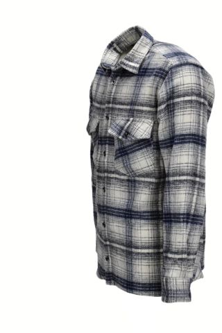 Erkek Çift Cepli Kapaklı Regular Fit Oduncu Gömlek BGL-ST03254