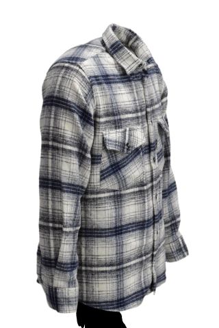 Erkek Çift Cepli Kapaklı Regular Fit Oduncu Gömlek BGL-ST03254