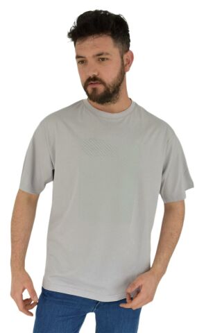 Erkek Baskılı Oversize Tişört 2379 BGL-ST02804