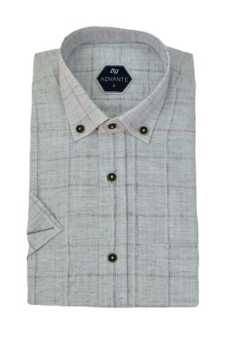 Erkek Klasik Tek Cepli Kısa Kol Gömlek BGL-ST04556