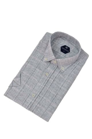 Erkek Klasik Tek Cepli Kısa Kol Gömlek BGL-ST04556