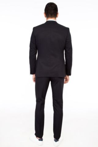 Erkek Takım Elbise Çift Yırtmaç Yelekli Silim Fit BGL-ST01244