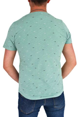 Erkek Sıfır Yaka Tişört T-768 BGL-ST01834