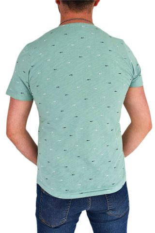 Erkek Sıfır Yaka Tişört T-768 BGL-ST01834