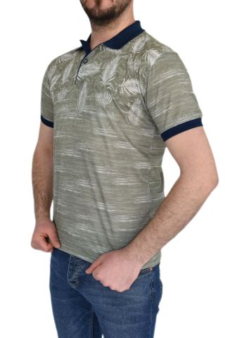 BİGAZZİ ERKEK BASKILI PİKE LYC TSHİRT 3227