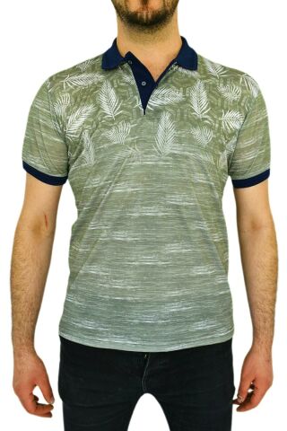 BİGAZZİ ERKEK BASKILI PİKE LYC TSHİRT 3227