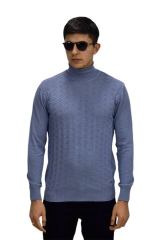 Erkek Spor Balıkçı Yaka Kazak R22507 BGL-ST03177