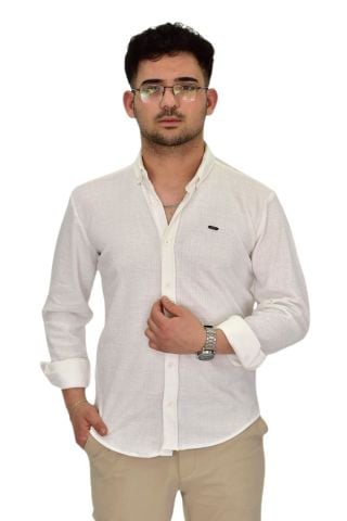 Erkek Likralı Spor Silim Fit Gömlek BGL-ST04333