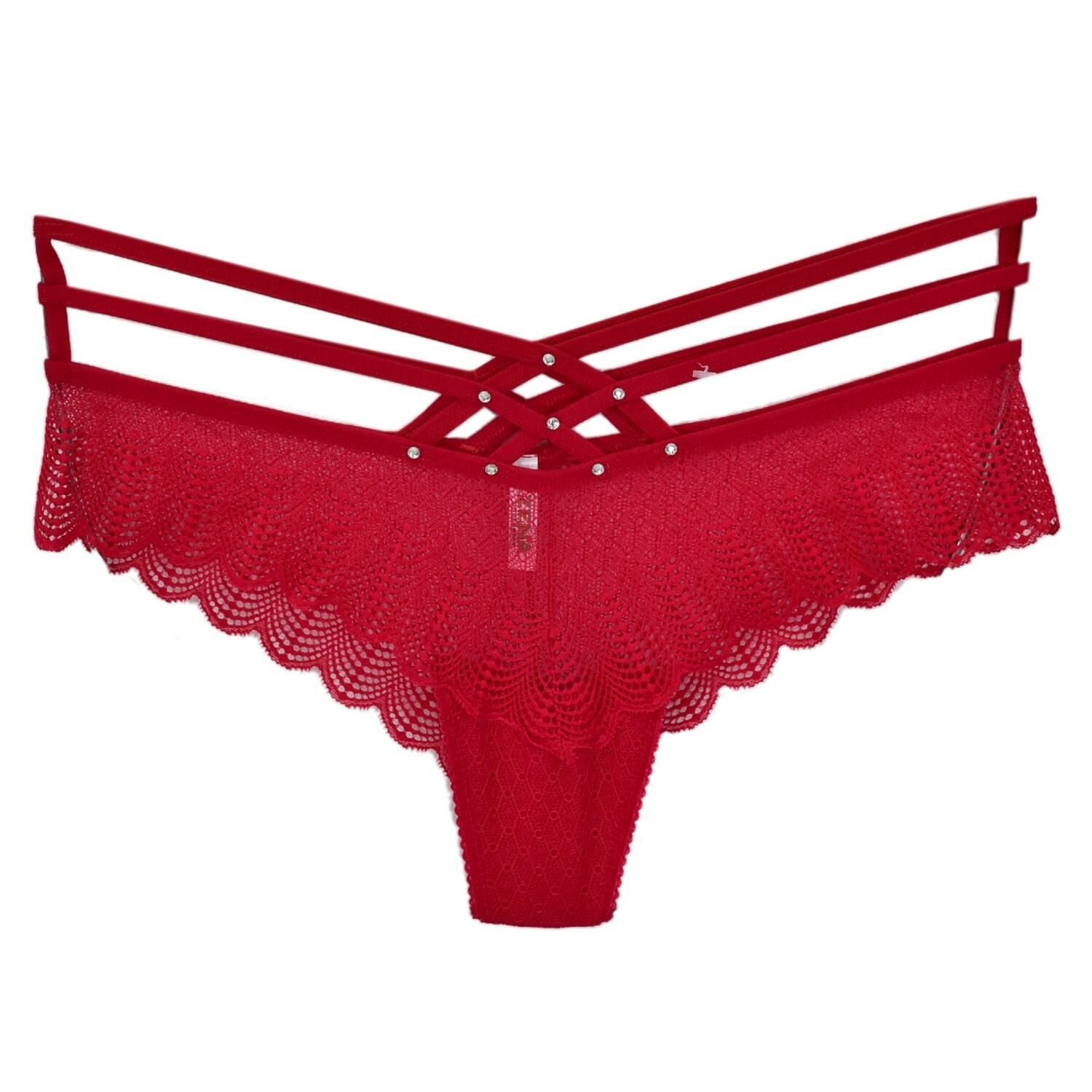 Kadın Ön Güpürlü İp Lastikli  Fantazi Külot 7007 BGL-ST04365