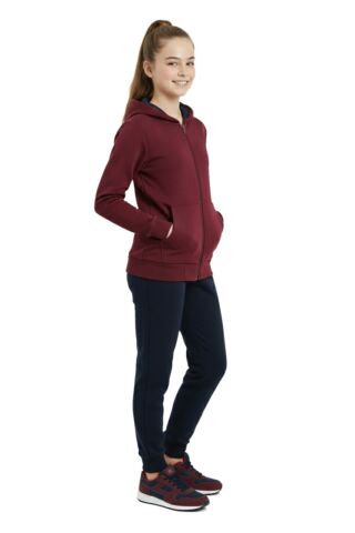 Kız Çocuk Kapüşonlu Fermuarlı 3 İplik Eşofman Takım BGL-ST05051