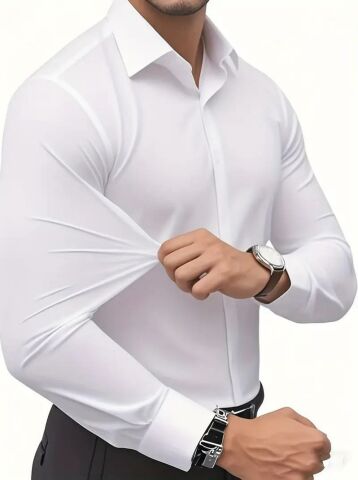 Erkek Slim Fitt Uzun Kol Likralı Gömlek 2392 BGL-ST04380