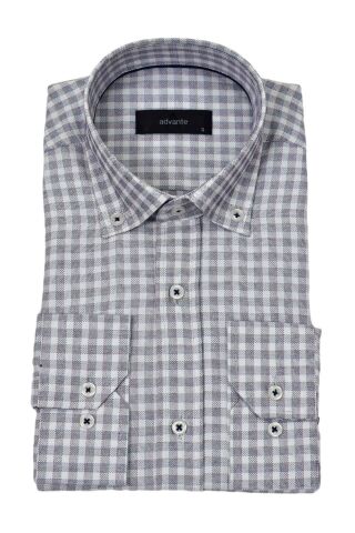 Erkek Klasik Piti Kare Tek Cepli Gömlek BGL-ST03906