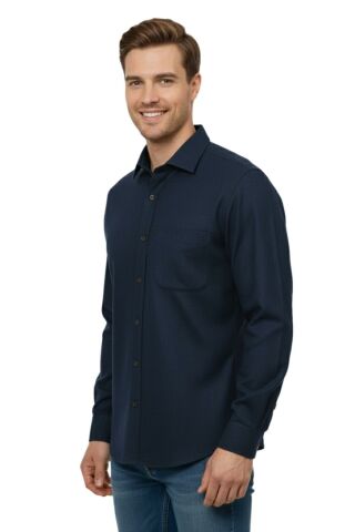 Erkek Kışlık Uzun Kol Tek Cepli Gömlek 3774 BGL-ST04805