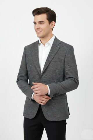 Erkek Tek Spor Ceket Çift Yırtmaçlı BGL-ST04980