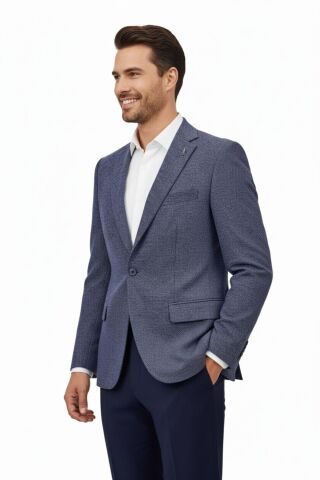 Erkek Tek Spor Ceket Çift Yırtmaçlı BGL-ST04980