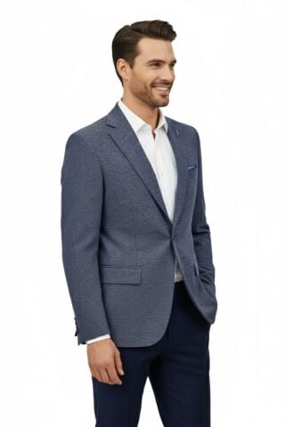 Erkek Tek Spor Ceket Çift Yırtmaçlı BGL-ST04980