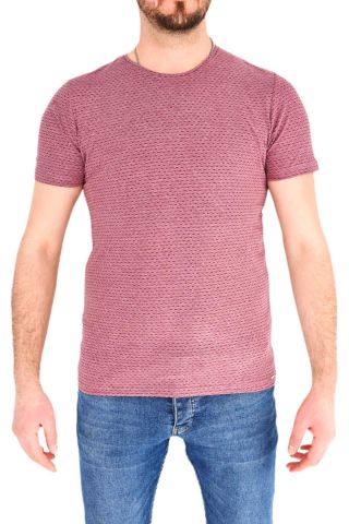 Erkek Sıfır Yaka Tişört T-752 BGL-ST01831