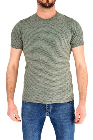 Erkek Sıfır Yaka Tişört T-752 BGL-ST01831