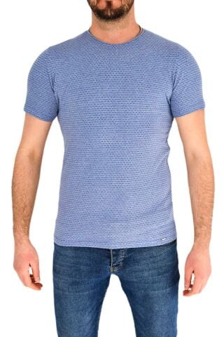 Erkek Sıfır Yaka Tişört T-752 BGL-ST01831