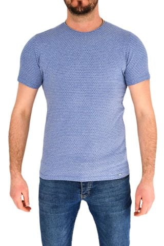 Erkek Sıfır Yaka Tişört T-752 BGL-ST01831