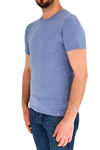 Erkek Sıfır Yaka Tişört T-752 BGL-ST01831