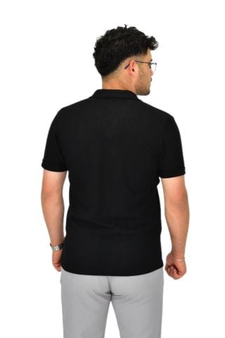 Erkek Apaçi Yaka Düğmeli Tişört 9655 BGL-ST04589