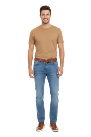 Erkek Büyük Beden Regular Kalıp Jeans Pantolon 320 BGL-ST05159