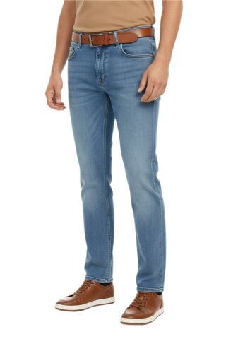 Erkek Büyük Beden Regular Kalıp Jeans Pantolon 320 BGL-ST05159